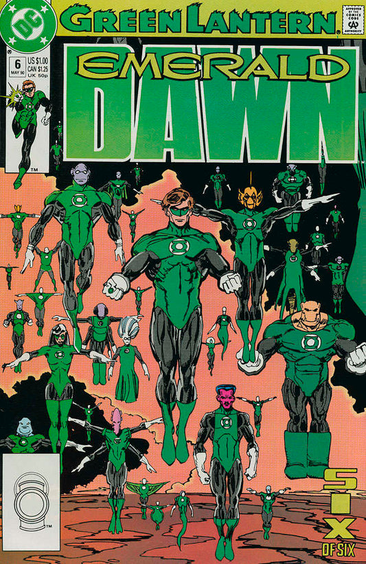 Green Lantern: Emerald Dawn #6 comic book front cover — VF-NM condition