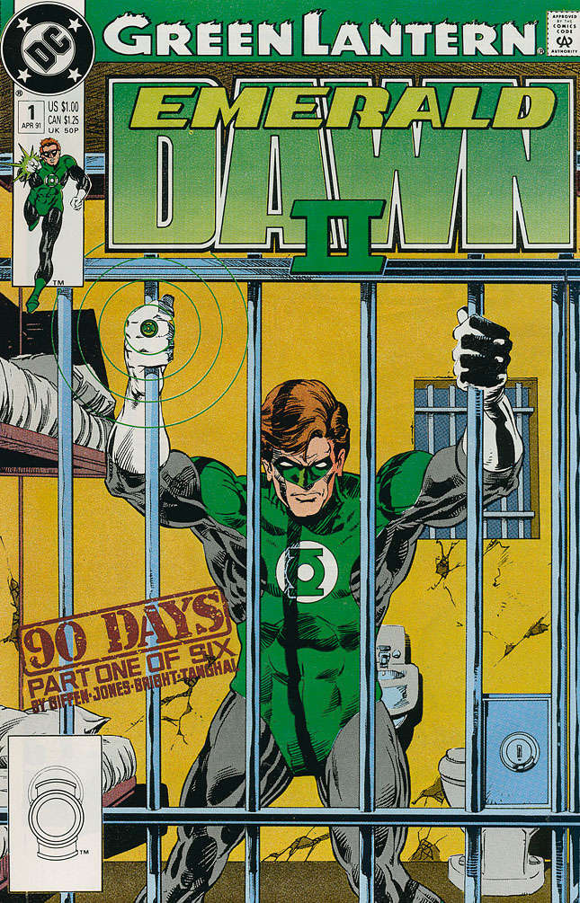 Green Lantern: Emerald Dawn II #1 comic book front cover — NM condition