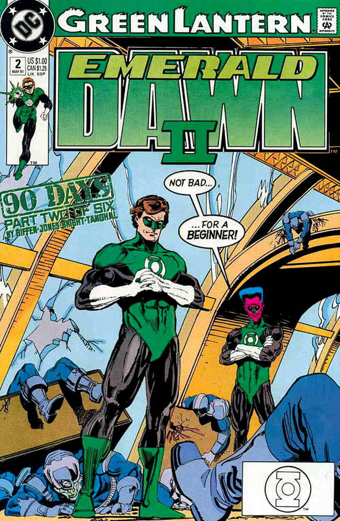 Green Lantern: Emerald Dawn II #2 comic book front cover — NM condition