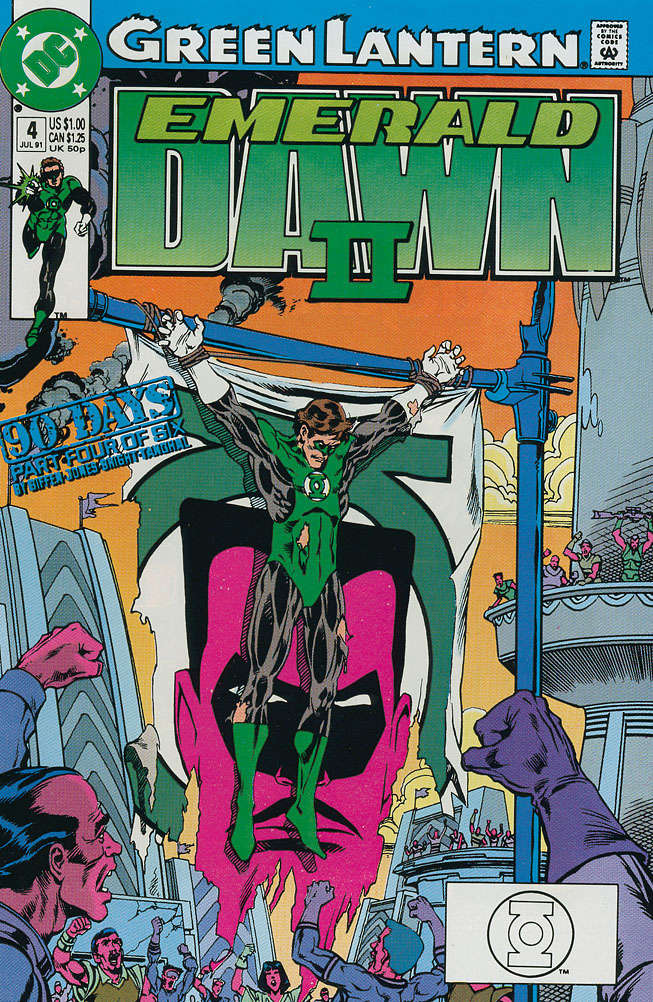 Green Lantern: Emerald Dawn II #4 comic book front cover — NM condition