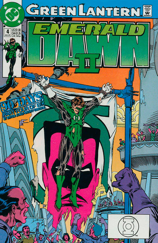 Green Lantern: Emerald Dawn II #4 comic book front cover — NM condition
