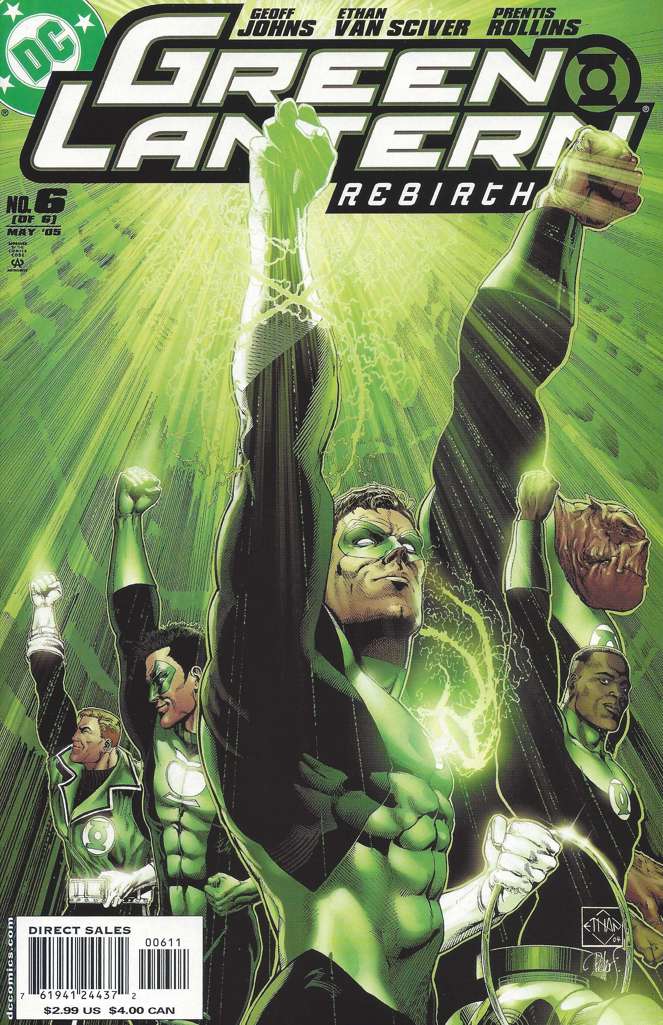 Green Lantern: Rebirth #6 comic book front cover — NM condition