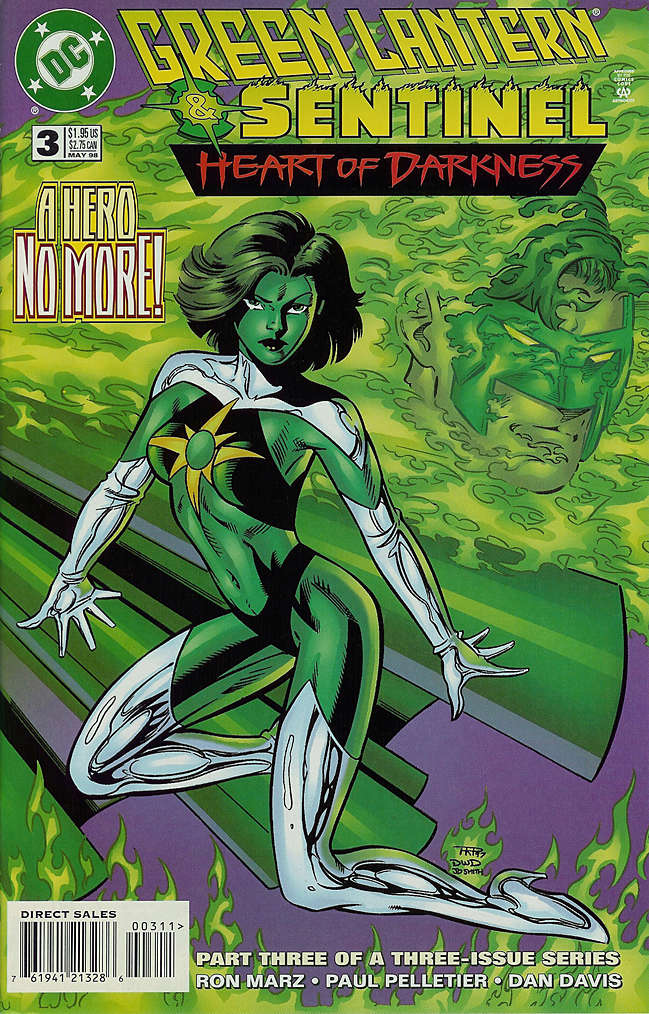 Green Lantern/Sentinel: Heart of Darkness #3 comic book front cover — VF-NM condition