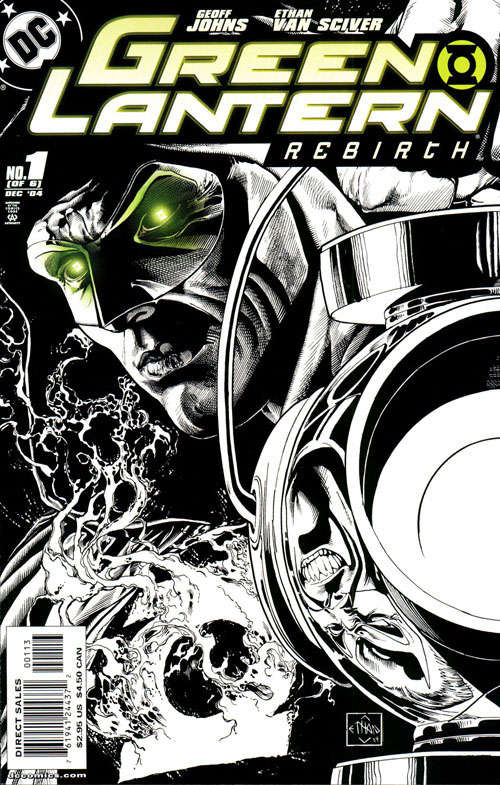 Green Lantern: Rebirth #1-3rd printing comic book front cover — NM condition