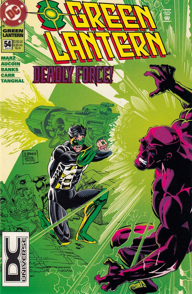 Green Lantern (3rd Series) #54-2nd printing comic book front cover — NM condition