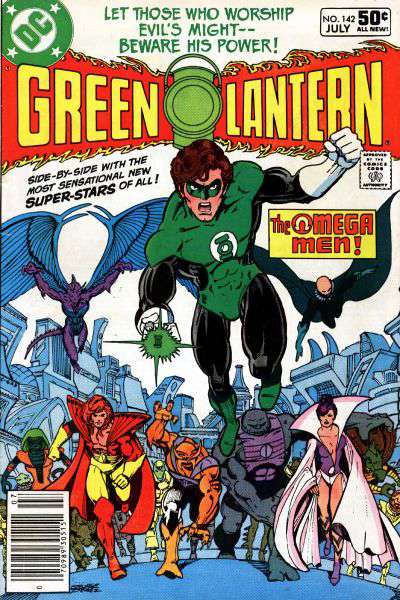 Green Lantern (2nd Series) #142 Newsstand Edition comic book front cover — FN condition