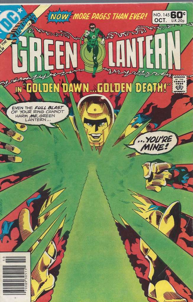 Green Lantern (2nd Series) #145 Newsstand Edition comic book front cover — VF-NM condition