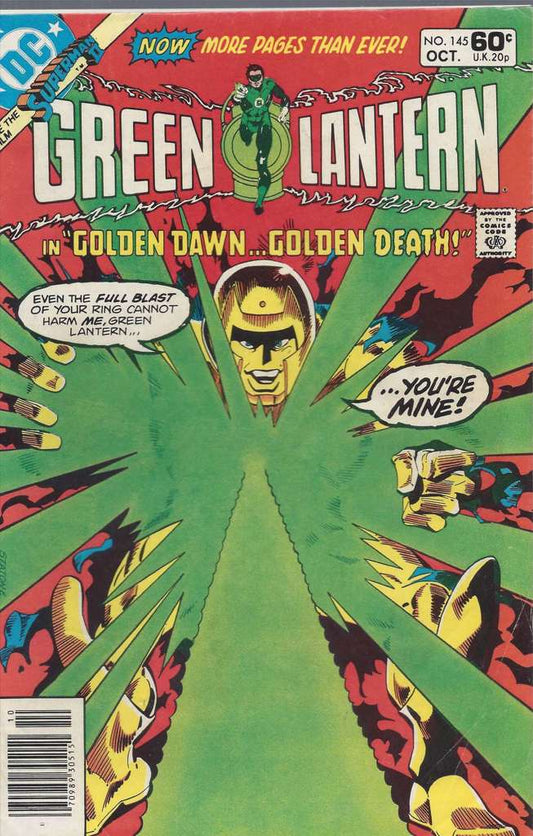 Green Lantern (2nd Series) #145 Newsstand Edition comic book front cover — VF-NM condition