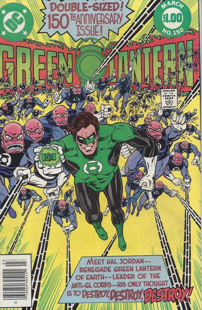 Green Lantern (2nd Series) #150 Newsstand Edition comic book front cover — NM condition