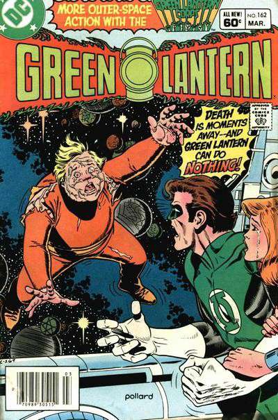 Green Lantern (2nd Series) #162 Newsstand Edition comic book front cover — VF condition