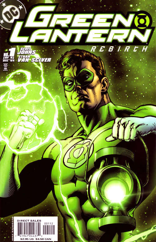Green Lantern: Rebirth #1-2nd printing comic book front cover — NM condition