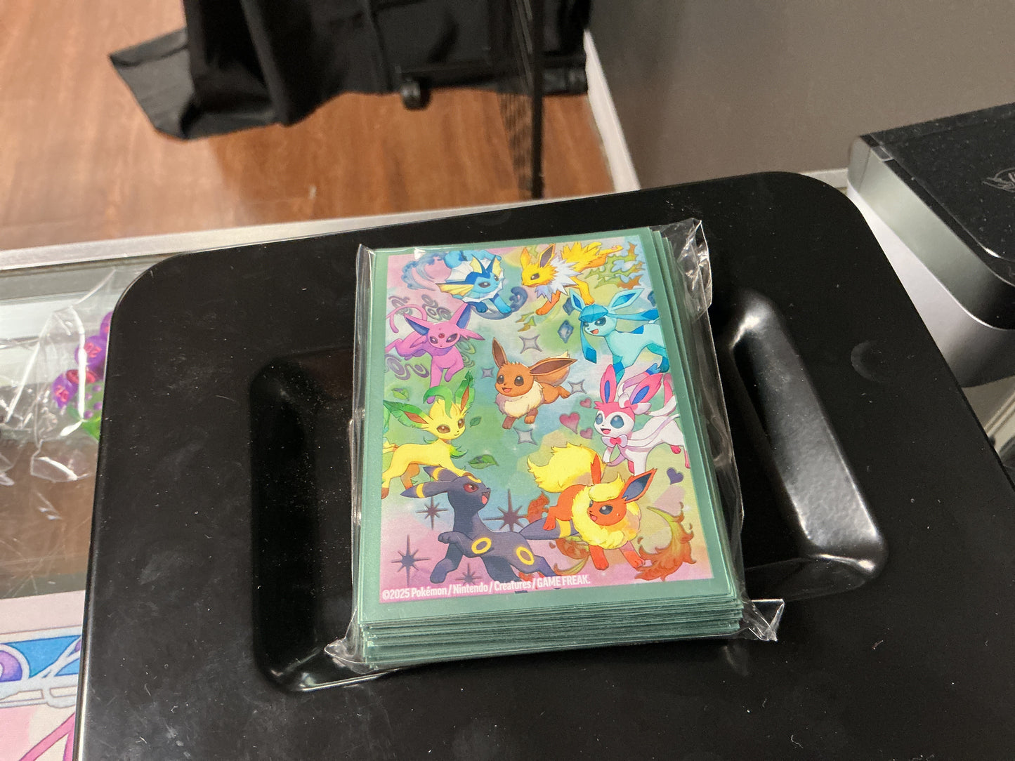 Pokemon Prismatic Evolutions Super Premium Collection Eevee Sleeves