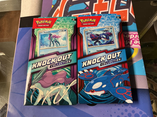 Pokemon TCG Suicune & Kyogre Knock Out Collection Sealed 2 Booster Packs + Promo