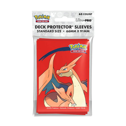 Ultra Pro Pokémon: Mega Charizard Y Card Sleeves - Red