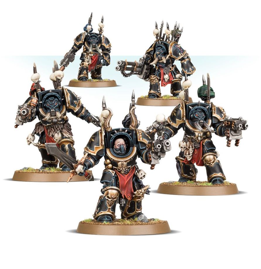 Warhammer 40,000 Chaos Space Marines Terminator Squad