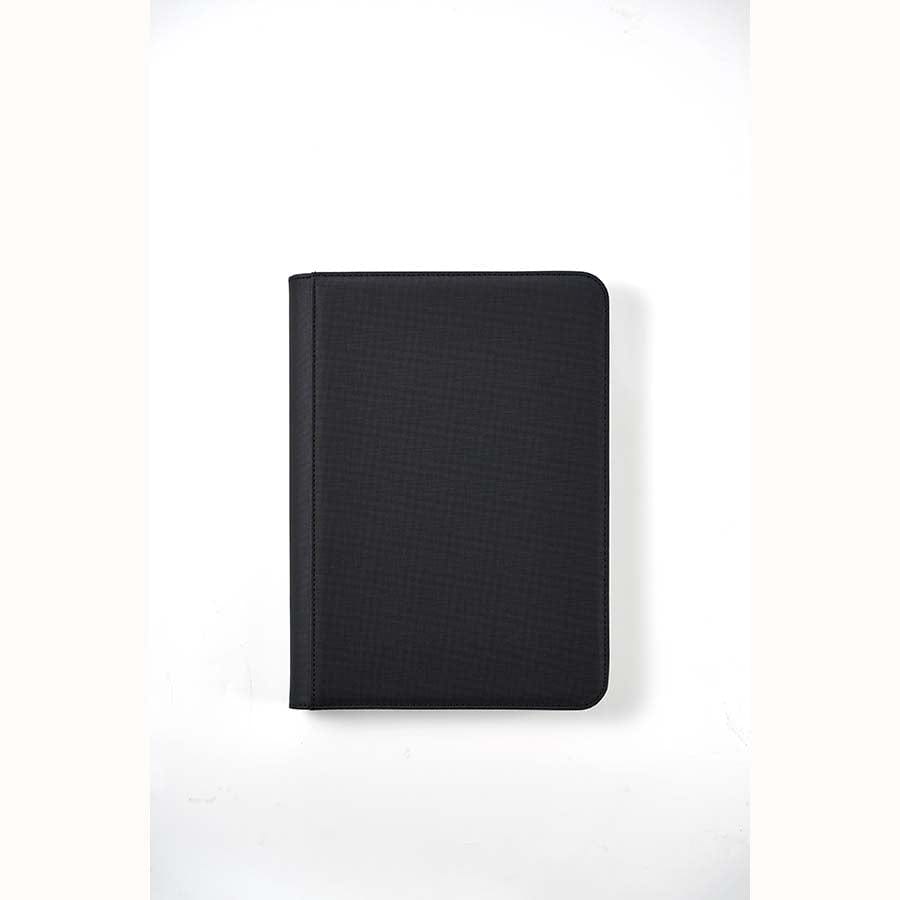 Black Arcane Fortress solid-color 9-pocket zippered binder