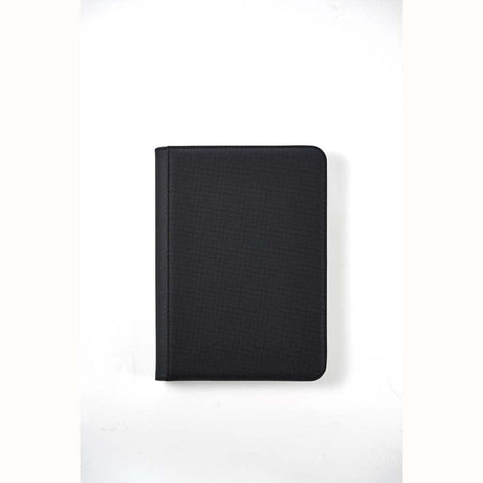 Black Arcane Fortress solid-color 9-pocket zippered binder