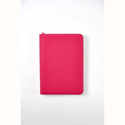 Pink Arcane Fortress solid-color 9-pocket zippered binder