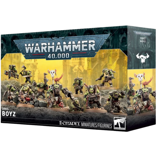 Warhammer 40,000 Orks Boyz miniature box