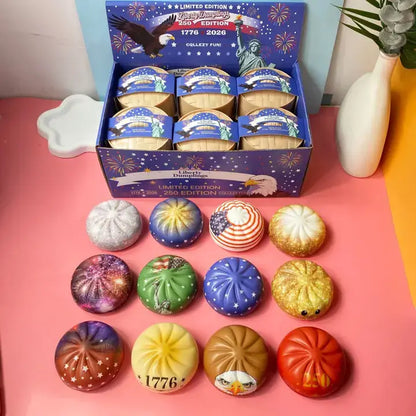 4th of July Dumpling Shape Squishy Stress Relief Toy product image 2