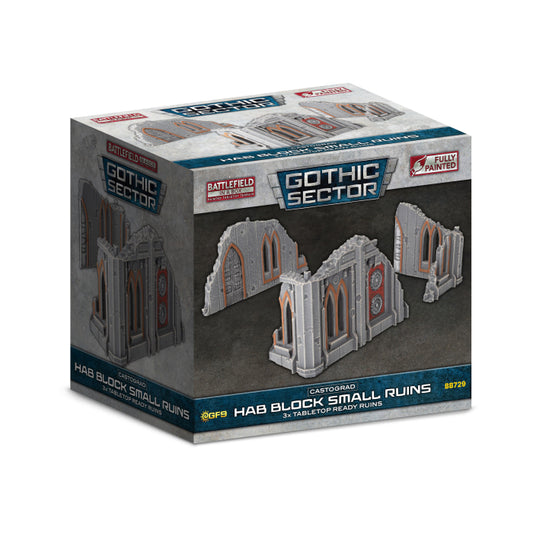 Battlefield in a Box: Gothic Sector - Castograd Hab Block Small Ruins