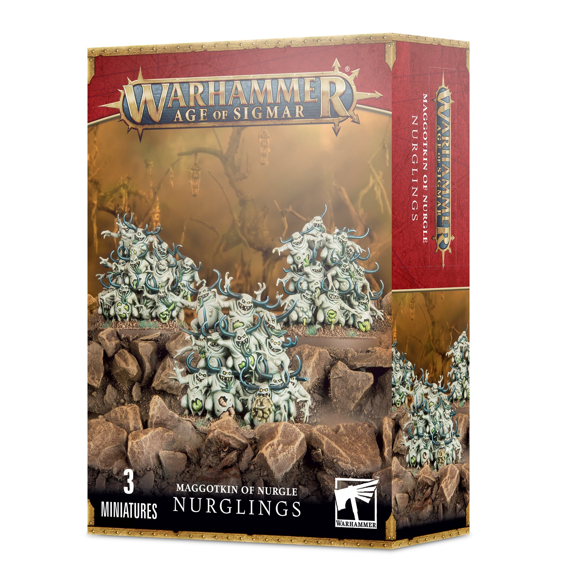 Warhammer Age of Sigmar: Maggotkin of Nurgle - Nurglings - 3ct