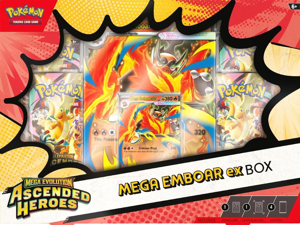 Pokémon TCG: Mega Evolution — Ascended Heroes ex Box