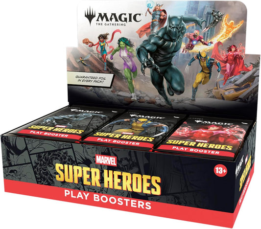 Magic: The Gathering Marvel Super Heroes Play Booster Display with 30 packs