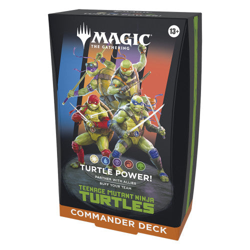 Magic The Gathering Teenage Mutant Ninja Turtles Turtle Power Commander Deck