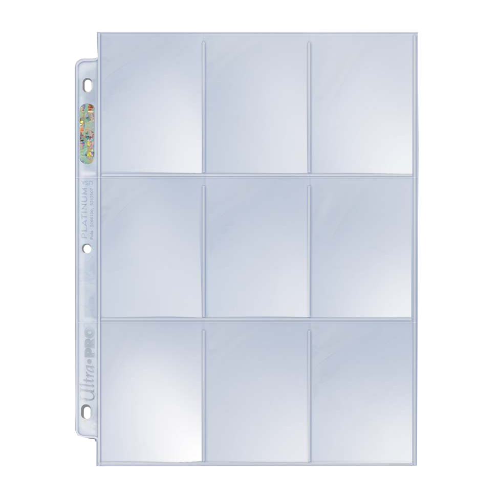 Ultra PRO Platinum Series 9-Pocket Pages 100ct