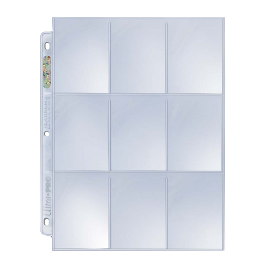 Ultra PRO Platinum Series 9-Pocket Pages 100ct