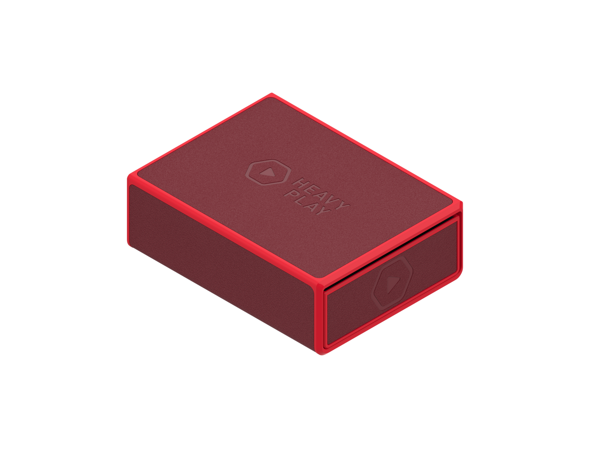 Heavy Play RNG Dicebox MAX in Barbarian Red