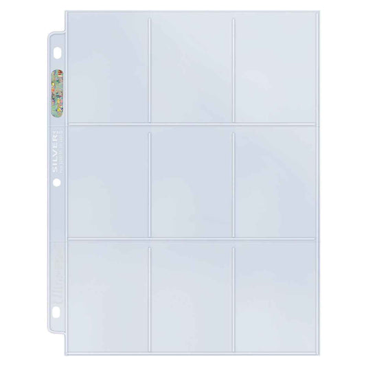 Ultra PRO Silver Series 9-Pocket Pages 100ct
