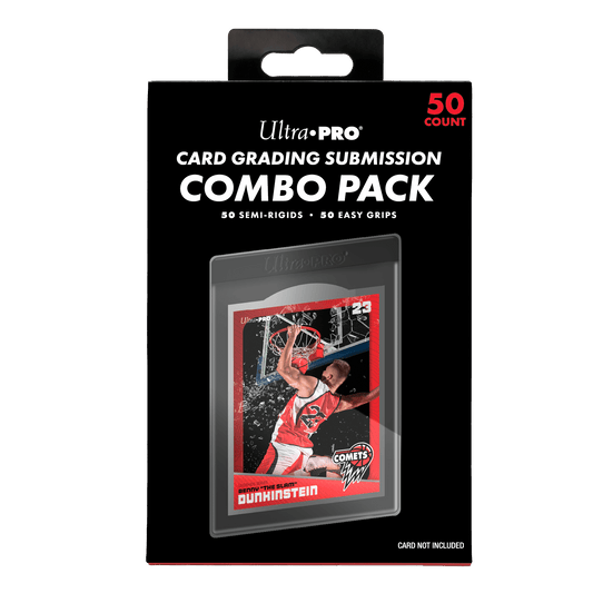 Ultra PRO Card Grading Submission Combo Pack with 50 semi-rigid holders and 50 sleeves