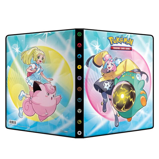 Ultra PRO Journey Together portfolio cover with Iono, Bellibolt, Lillie and Clefairy