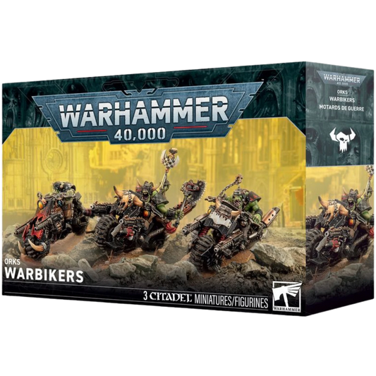 Warhammer 40,000 Orks Warbikers miniature box