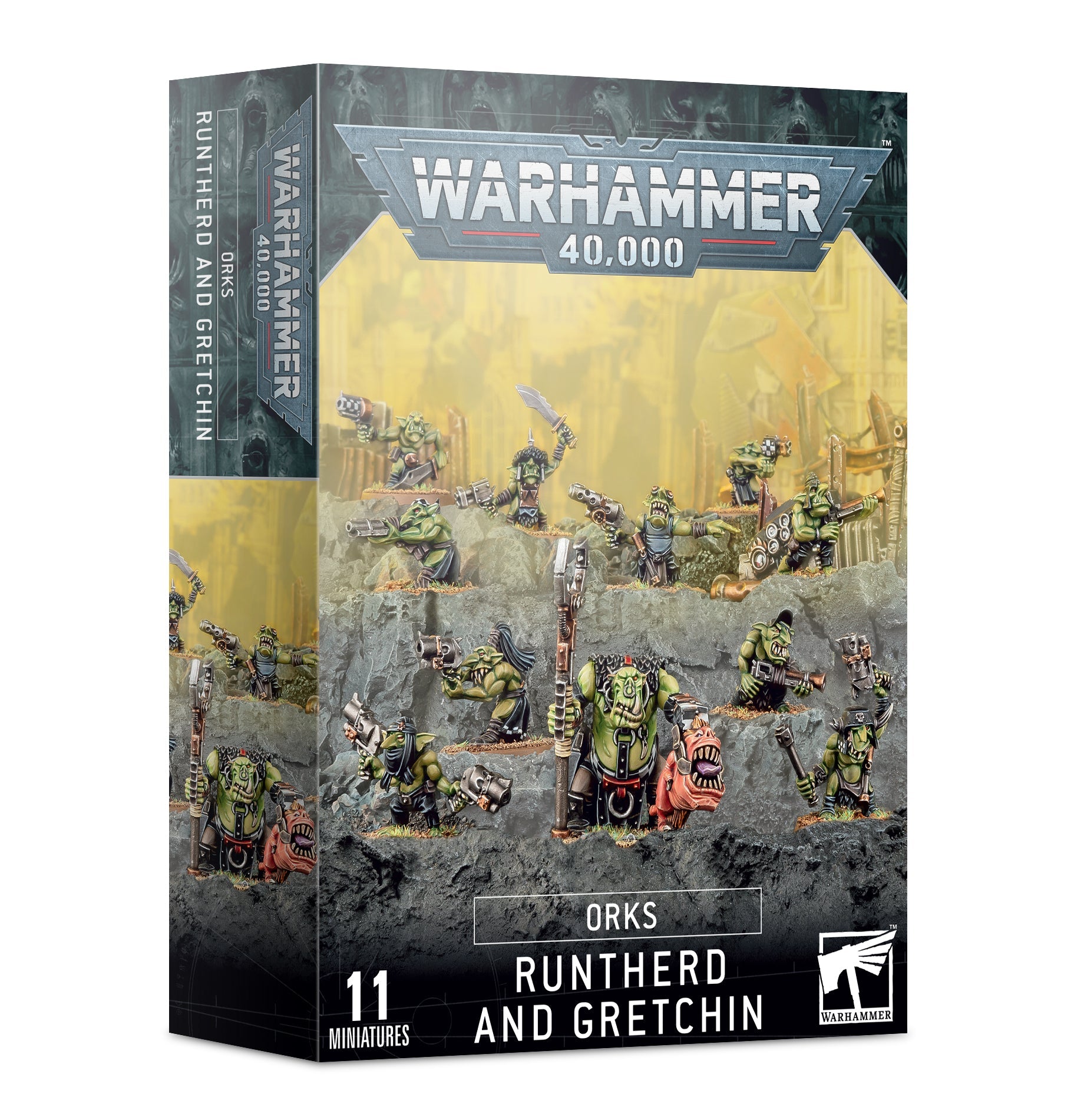Warhammer 40,000 Orks Runtherd and Gretchin boxed set