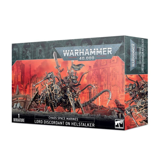 Chaos Space Marines: Lord Discordant on Helstalker miniature kit by Games Workshop
